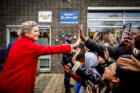 Queen Maxima Working Visit To Hoofddorp