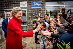 Queen Maxima Working Visit To Hoofddorp