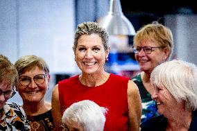 Queen Maxima Working Visit To Hoofddorp