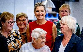 Queen Maxima Working Visit To Hoofddorp