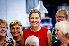 Queen Maxima Working Visit To Hoofddorp