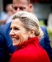 Queen Maxima Working Visit To Hoofddorp