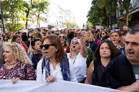 24h Teachers Strike In Athens