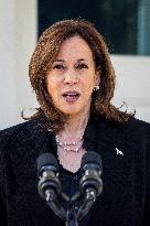 Vice President Harris speaks on John Kelly labeling former President Trump a fascist