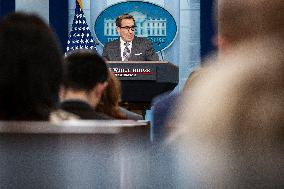 DC: White House Daily Press Breifing with NSC Advisor John Kirby