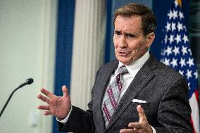 DC: White House Daily Press Breifing with NSC Advisor John Kirby