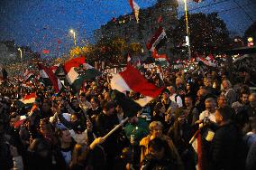 Memorial And Speech By Peter Magyar And The Tisza Party On The Anniversary Of The The 1956 Hungarian Revolution.