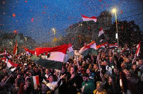 Memorial And Speech By Peter Magyar And The Tisza Party On The Anniversary Of The The 1956 Hungarian Revolution.