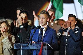 Memorial And Speech By Peter Magyar And The Tisza Party On The Anniversary Of The The 1956 Hungarian Revolution.