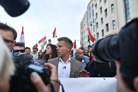 Memorial And Speech By Peter Magyar And The Tisza Party On The Anniversary Of The The 1956 Hungarian Revolution.