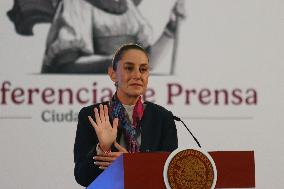 Mexico’s President Claudia Sheinbaum Briefing Conference