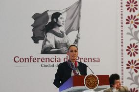 Mexico’s President Claudia Sheinbaum Briefing Conference