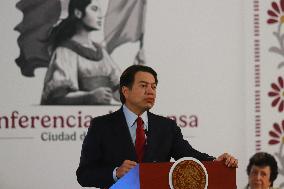 Mexico’s President Claudia Sheinbaum Briefing Conference