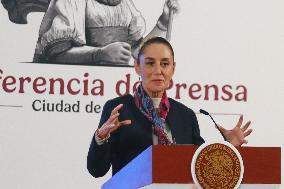 Mexico’s President Claudia Sheinbaum Briefing Conference