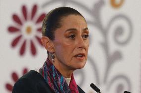 Mexico’s President Claudia Sheinbaum Briefing Conference