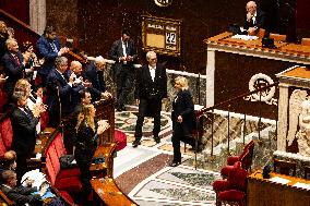 Start Of Examination Of The New Finance Bill At The National Assembly, In Paris