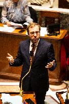 Start Of Examination Of The New Finance Bill At The National Assembly, In Paris