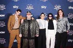 The Photocall For The Press Conference Of X Factor In Milan