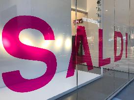 The Word ‘Sale’ On A Store Window