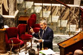 Start Of Examination Of The New Finance Bill At The National Assembly, In Paris