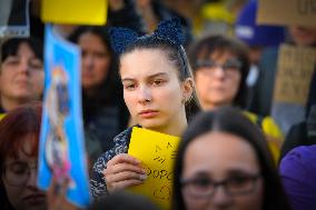 Rally Against Cat Shelter Conditions In Warsaw