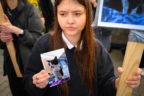 Rally Against Cat Shelter Conditions In Warsaw