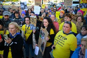 Rally Against Cat Shelter Conditions In Warsaw