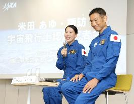 New JAXA astronauts