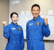 New JAXA astronauts