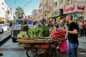 Settlers Storm The Old City Of Hebron - West Bank