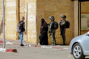 Settlers Storm The Old City Of Hebron - West Bank