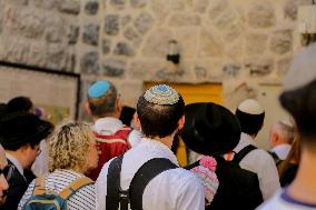 Settlers Storm The Old City Of Hebron - West Bank