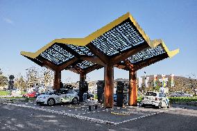 Fastned Electric Vehicle Charging Station