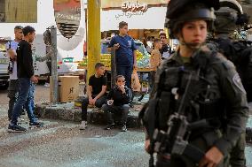 Settlers Storm the Old City of Hebron - Palestine