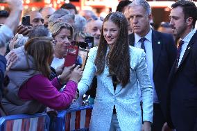 Oviedo Names Princess Leonor As Honorary Mayoress