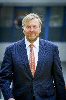 King Willem-Alexander At New Asphalt Plant Opening - Nijkerk