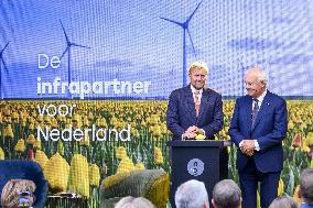 King Willem-Alexander At New Asphalt Plant Opening - Nijkerk