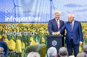 King Willem-Alexander At New Asphalt Plant Opening - Nijkerk