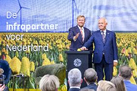 King Willem-Alexander At New Asphalt Plant Opening - Nijkerk