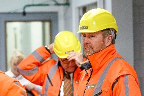 King Willem-Alexander At New Asphalt Plant Opening - Nijkerk