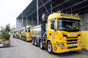 King Willem-Alexander At New Asphalt Plant Opening - Nijkerk