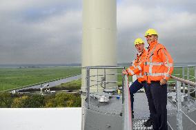 King Willem-Alexander At New Asphalt Plant Opening - Nijkerk