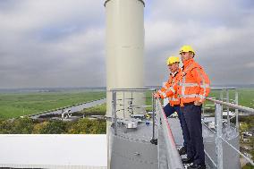 King Willem-Alexander At New Asphalt Plant Opening - Nijkerk