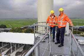 King Willem-Alexander At New Asphalt Plant Opening - Nijkerk