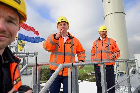 King Willem-Alexander At New Asphalt Plant Opening - Nijkerk