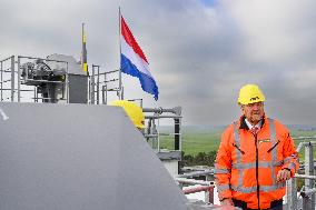 King Willem-Alexander At New Asphalt Plant Opening - Nijkerk