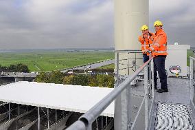 King Willem-Alexander At New Asphalt Plant Opening - Nijkerk