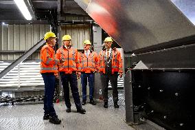 King Willem-Alexander At New Asphalt Plant Opening - Nijkerk