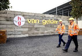 King Willem-Alexander At New Asphalt Plant Opening - Nijkerk