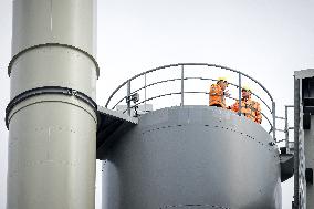 King Willem-Alexander At New Asphalt Plant Opening - Nijkerk